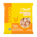 CUBOS DE FILÉ DE PEITO DE FRANGO SWIFT 1KG
