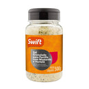 SAL GRANULADO PARA PARRILLA COM MOSTARDA E HORTELÃ SWIFT 500G